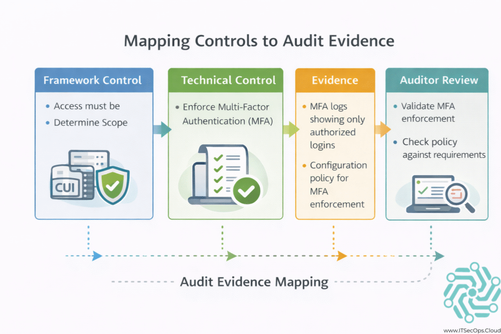 Cybersecurity Audits Explained: SOC 2, ISO 27001, and CMMC audit evidence